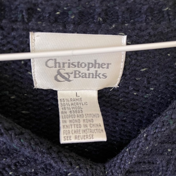 Christopher & Banks sweater MB29 - Picture 2 of 2
